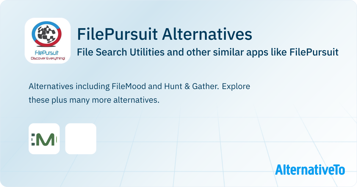 FilePursuit Alternatives Top 5 File Search Utilities & Similar