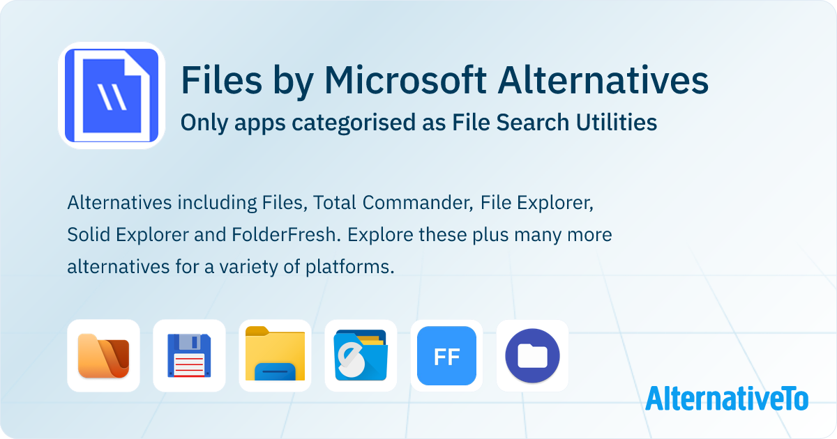 Files by Microsoft Alternatives: Top 7 File Search Utilities ...