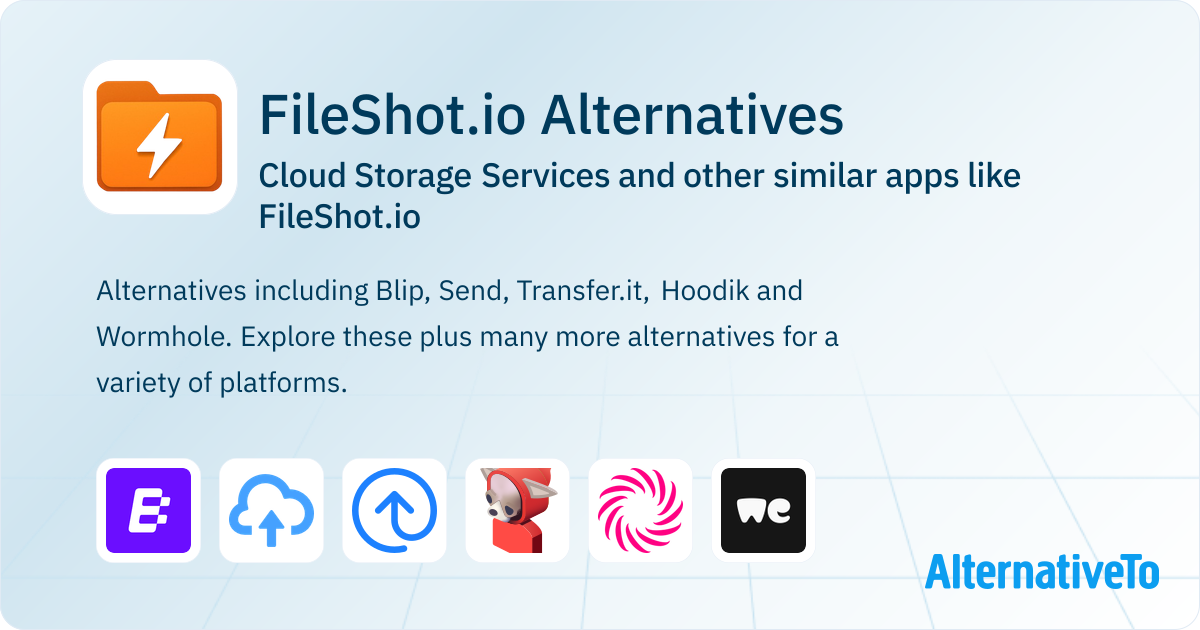 FileShot.io Alternatives: Top 12 Cloud Storage Services & Similar ...