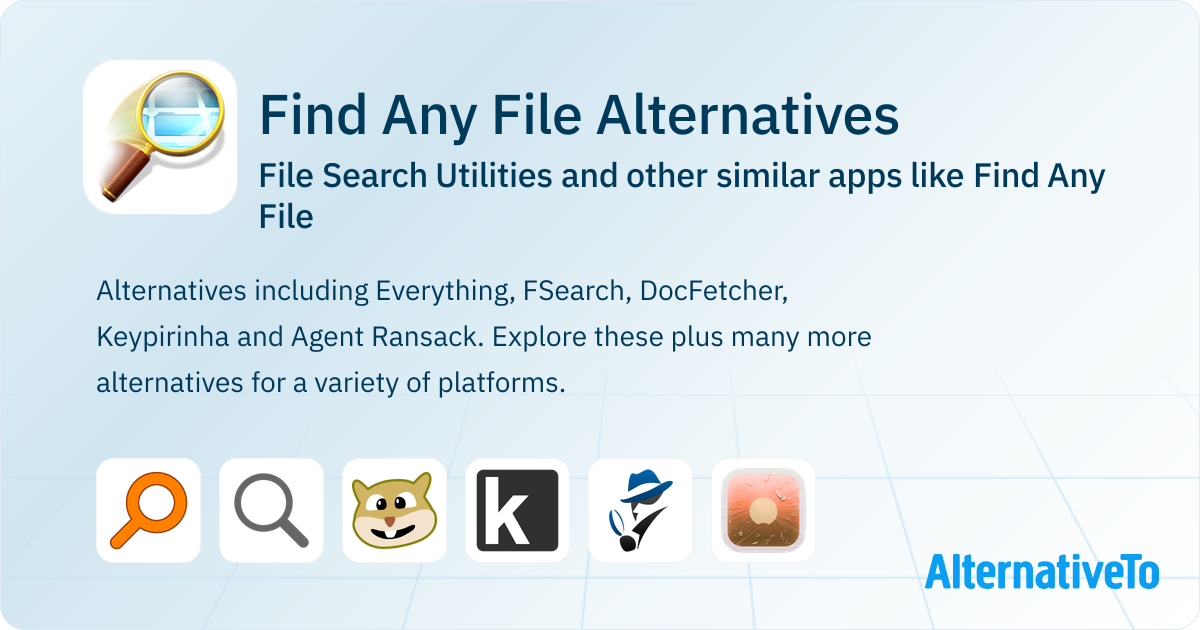 Any File Find Any File Alternatives: Top 12 File Search Utilities & Similar Apps ...