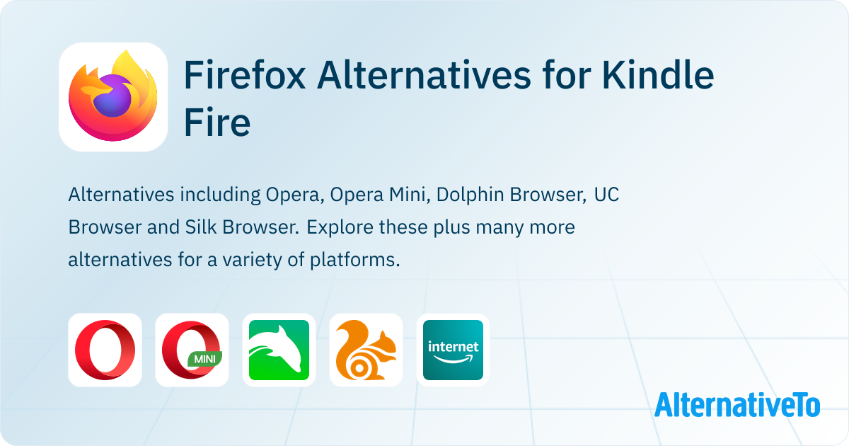 Firefox Alternatives for Kindle Fire: Top 4 Web Browsers | AlternativeTo