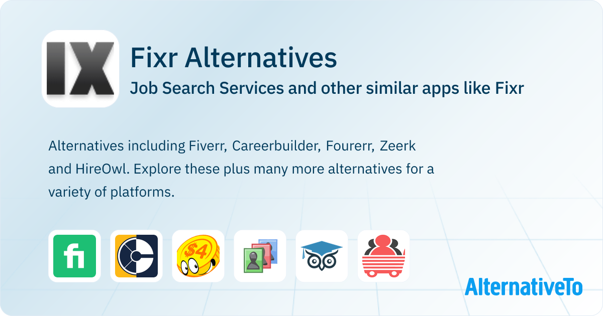 Fixr App Fixr Alternatives: Top 17 Job Search Services & Similar Websites ...