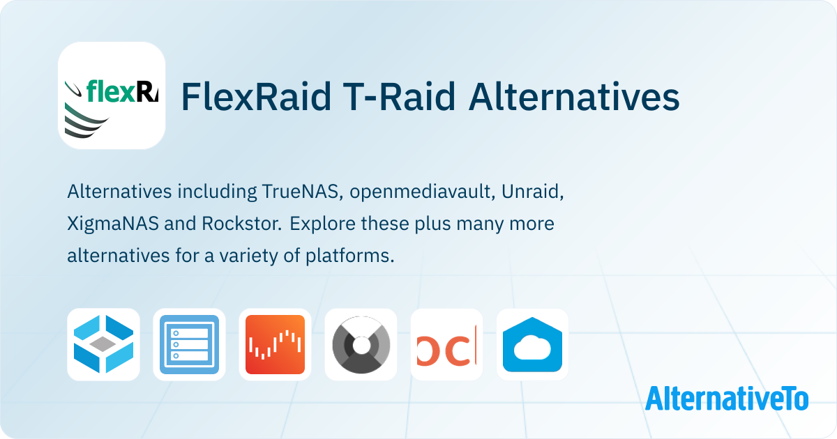 FlexRaid T-Raid Alternatives - Explore Similar Software | AlternativeTo