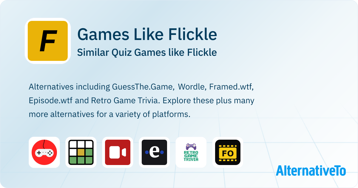 Games Like Flickle Similar Quiz Games 2026 AlternativeTo
