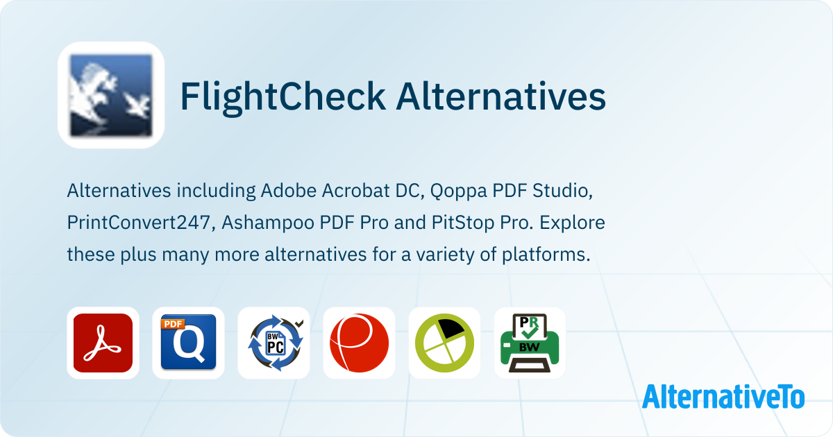 FlightCheck Alternatives - Explore Similar Software | AlternativeTo