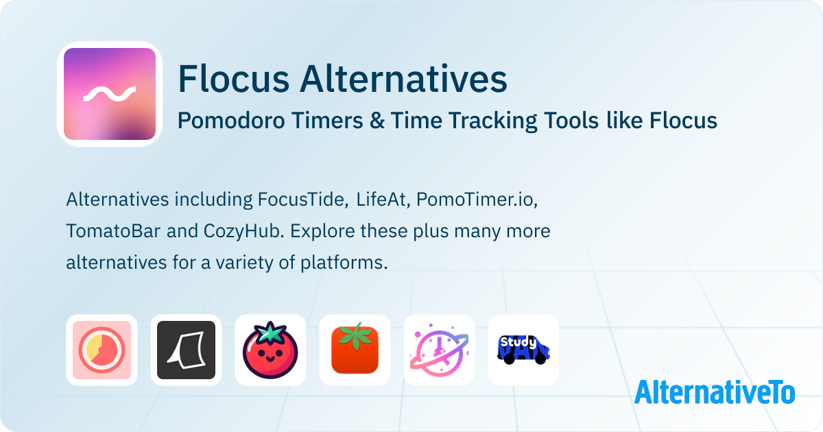 Flocus Alternatives: Top 19 Pomodoro Timers | AlternativeTo