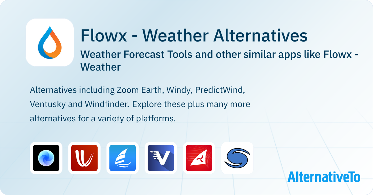 Flowx - Weather Alternatives: Top 5 Weather Forecast Tools & Similar ...