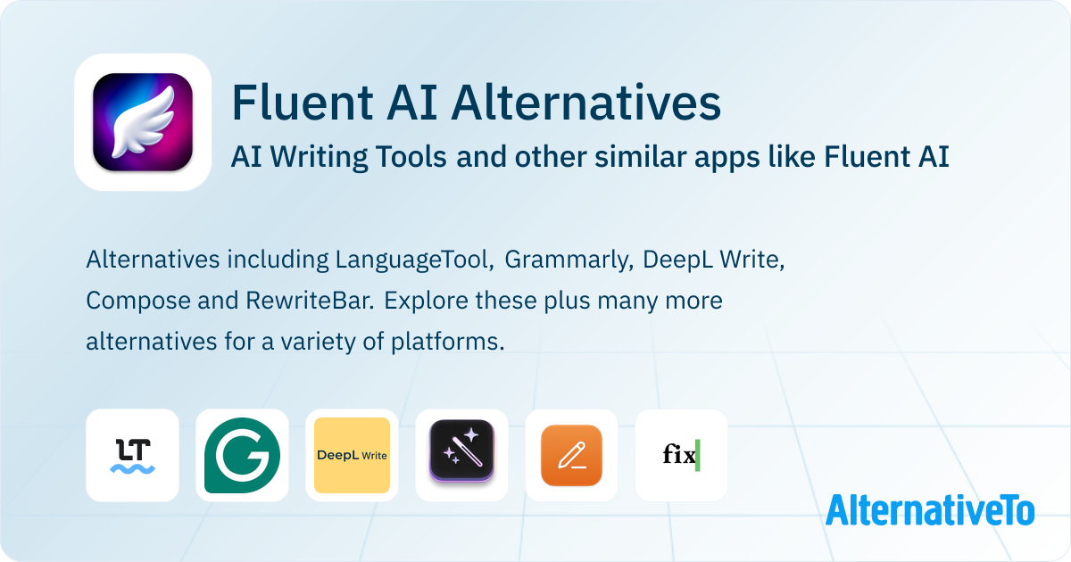 Fluent AI Alternatives: Top 11 AI Writing Tools & Similar Apps ...