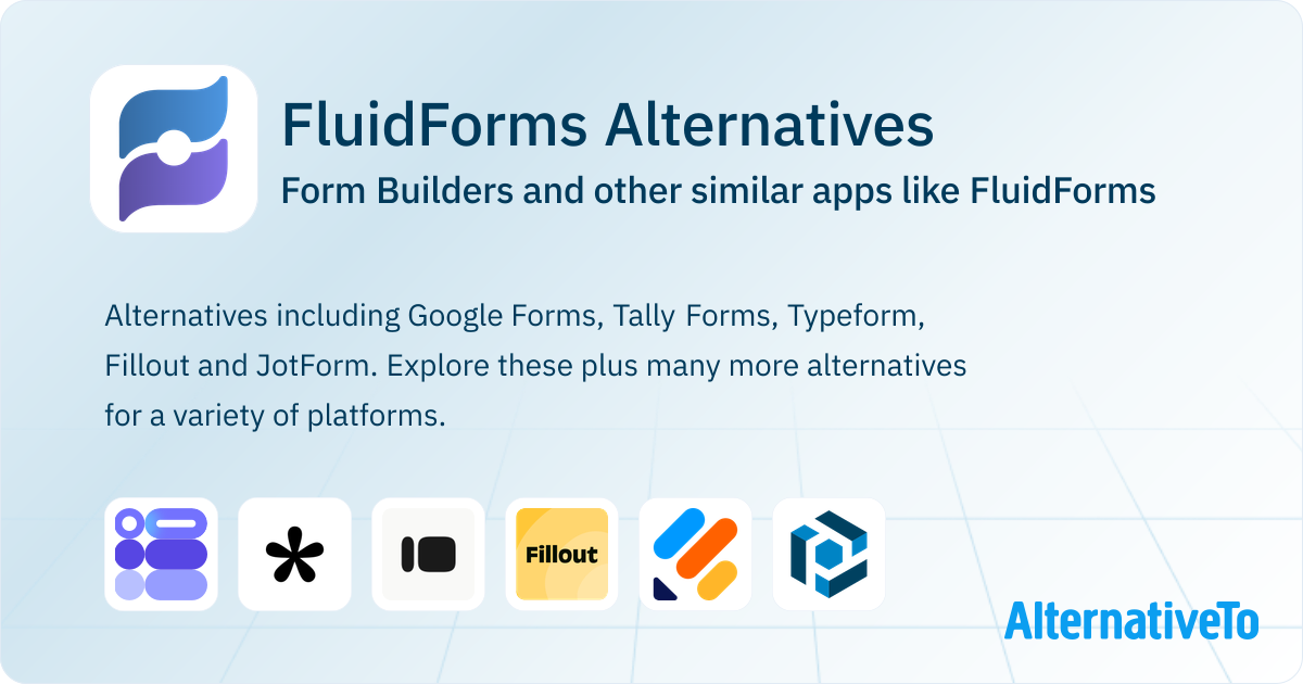 FluidForms Alternatives: Top 16 Form Builders & Similar Websites ...