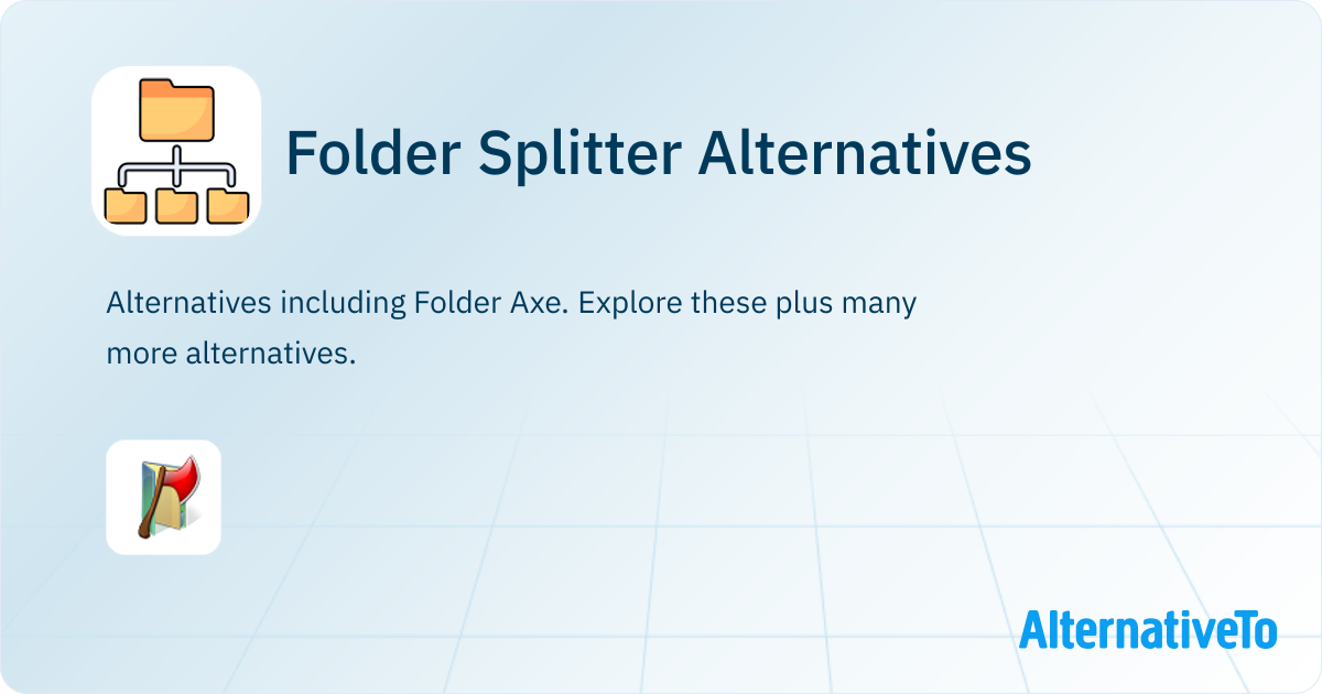 Folder File Split Folder Splitter Alternatives - Explore Similar Software | AlternativeTo