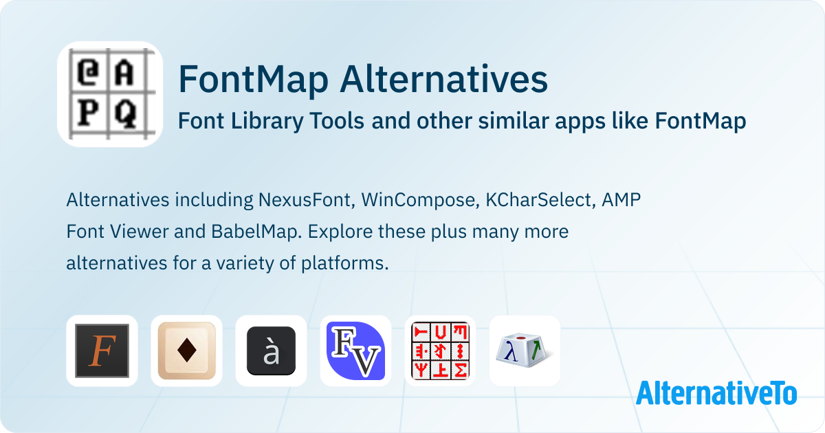 FontMap Alternatives: Top 12 Font Library Tools & Similar Apps ...