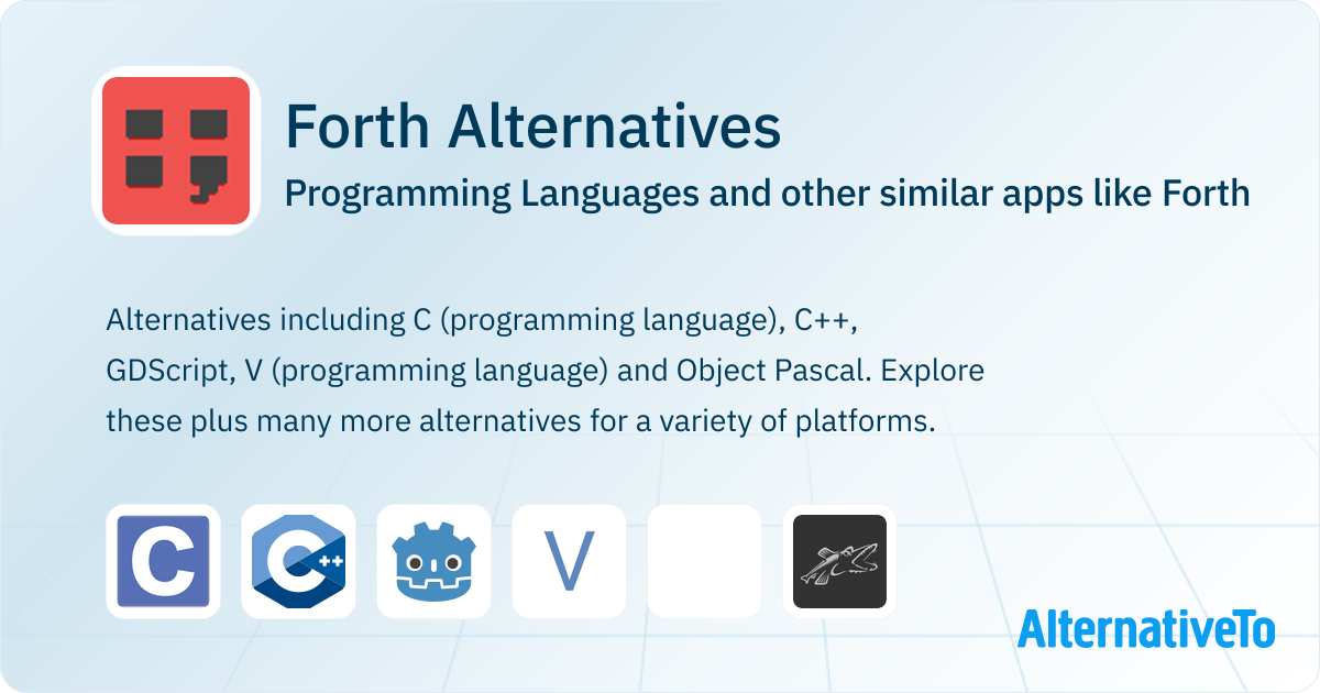 Forth Alternatives: Top 8 Programming Languages & Similar Apps ...