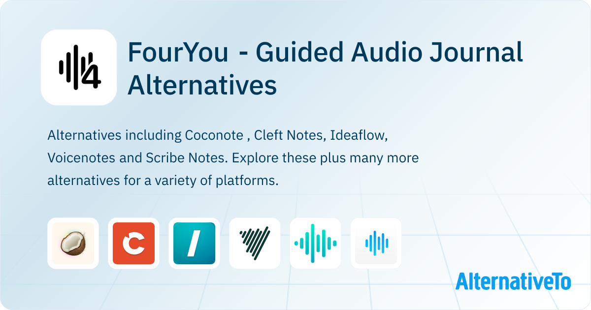 FourYou - Guided Audio Journal Alternatives - Explore Similar Apps ...