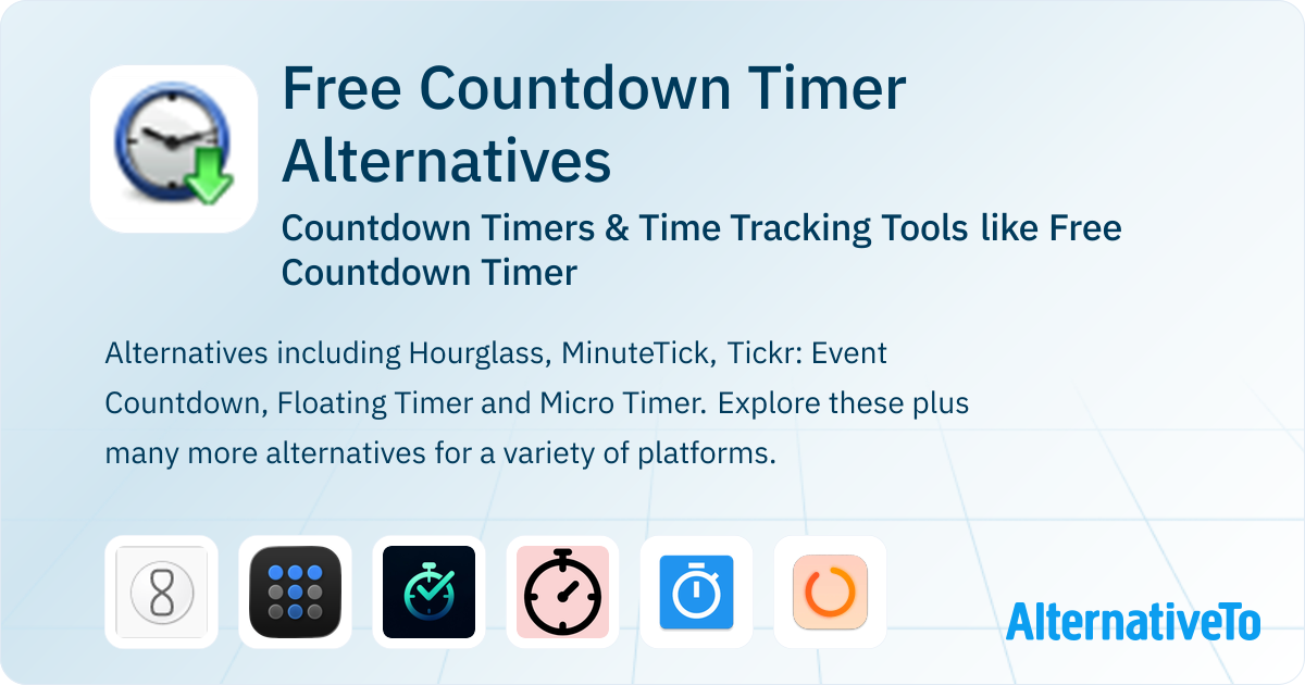 Free Countdown Timer Alternatives: Top 12 Countdown Timers | AlternativeTo