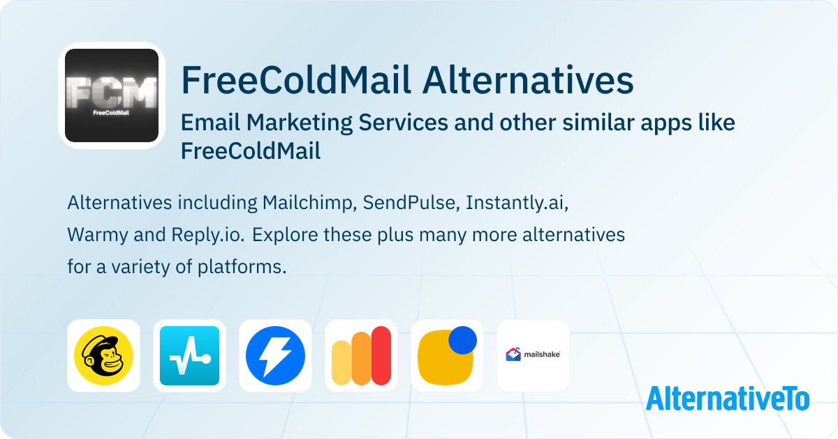 FreeColdMail Alternatives: Top 19 Email Marketing Services & Similar ...