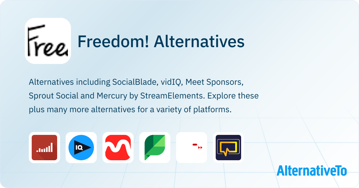 Freedom! Alternatives - Explore Similar Sites & Apps | AlternativeTo