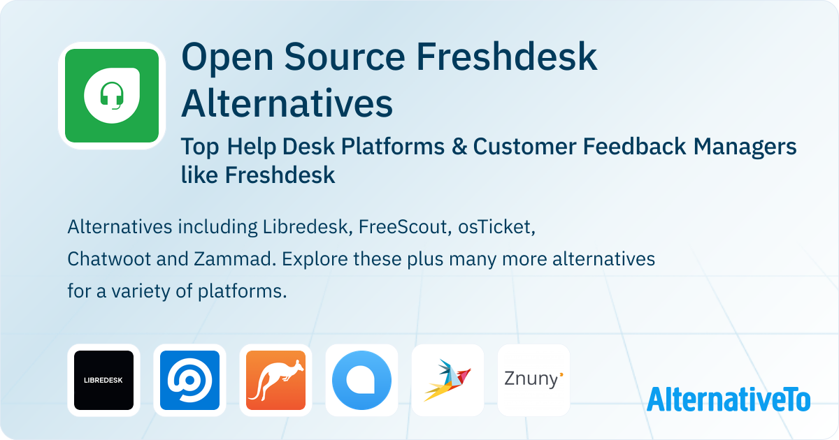 Open Source Freshdesk Alternatives: Top 9 Help Desk Platforms ...