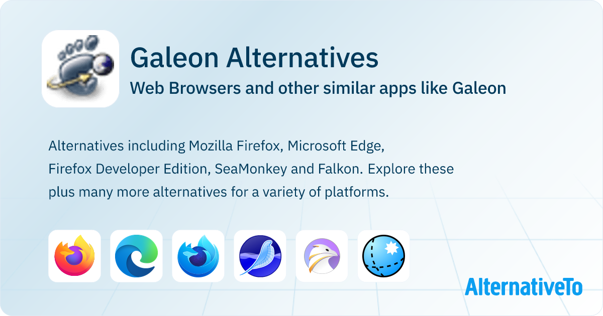 Galeon Alternatives: Top 16 Web Browsers & Similar Apps | AlternativeTo