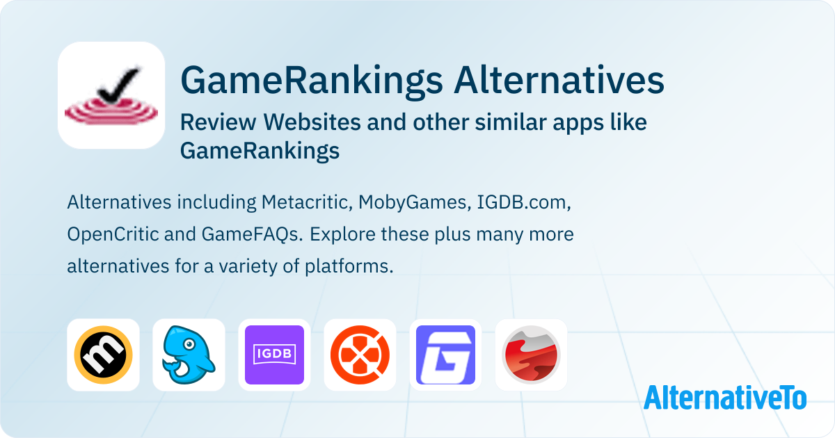 GameRankings Alternatives: Top 16 Review Websites & Similar Websites ...