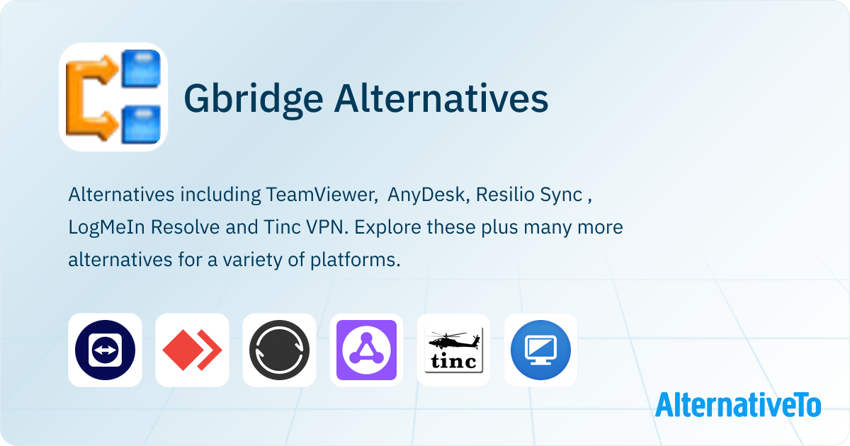 Gbridge Gbridge Alternatives - Explore Similar Software | AlternativeTo