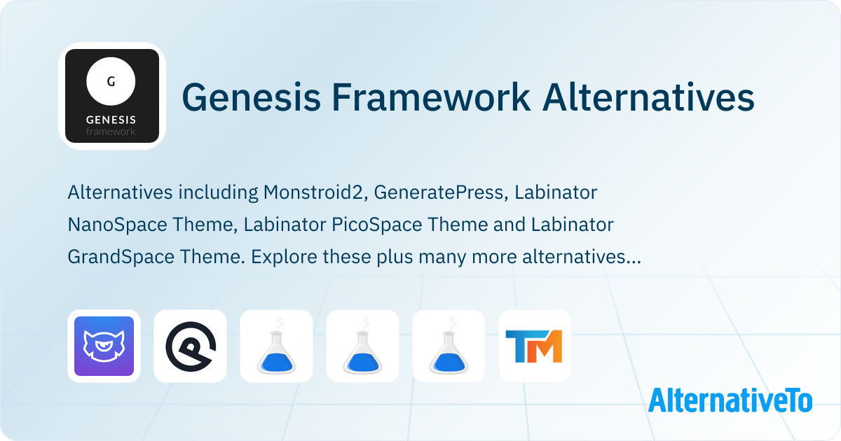 Genesis Framework Alternatives - Explore Similar Sites & Apps ...