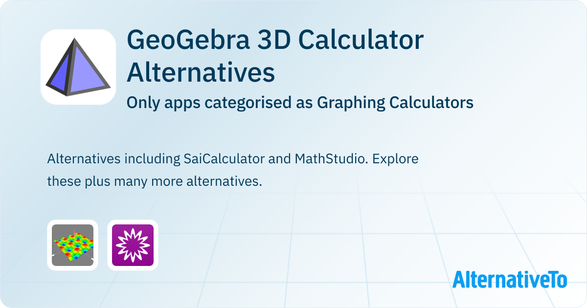 GeoGebra 3D Calculator Alternatives: Top 2 Graphing Calculators ...