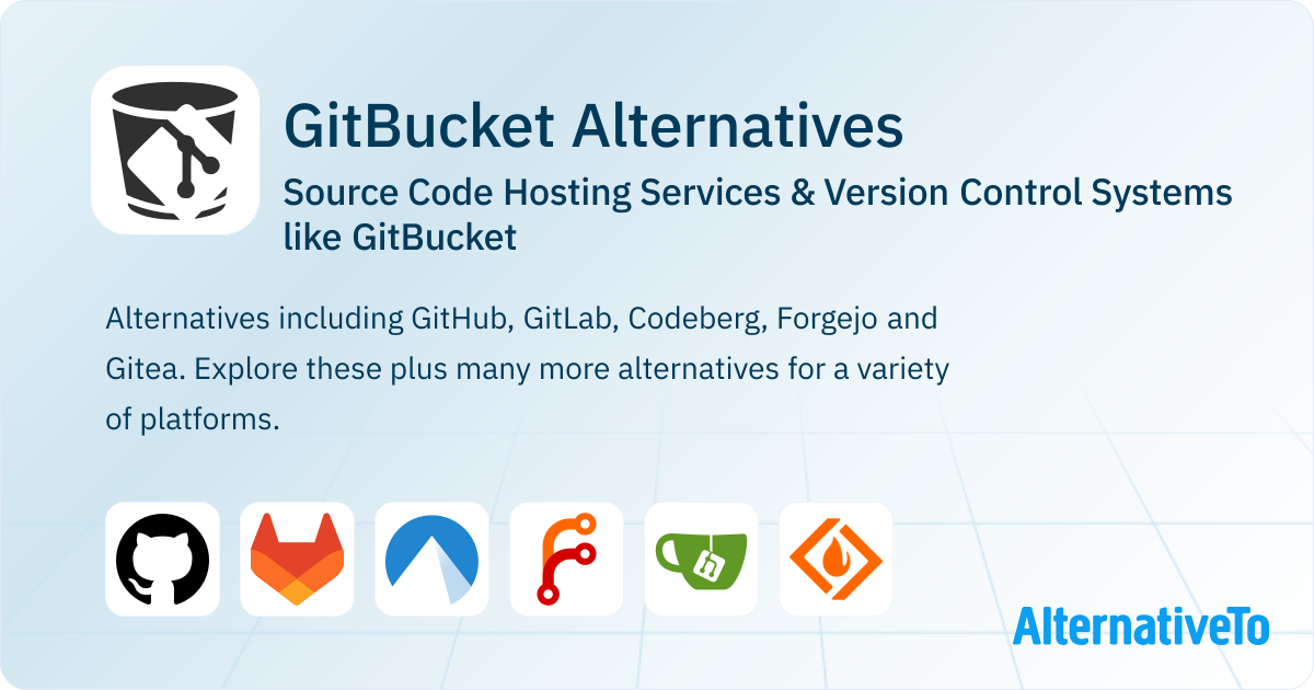GitBucket Alternatives: Top 12 Version Control Systems | AlternativeTo