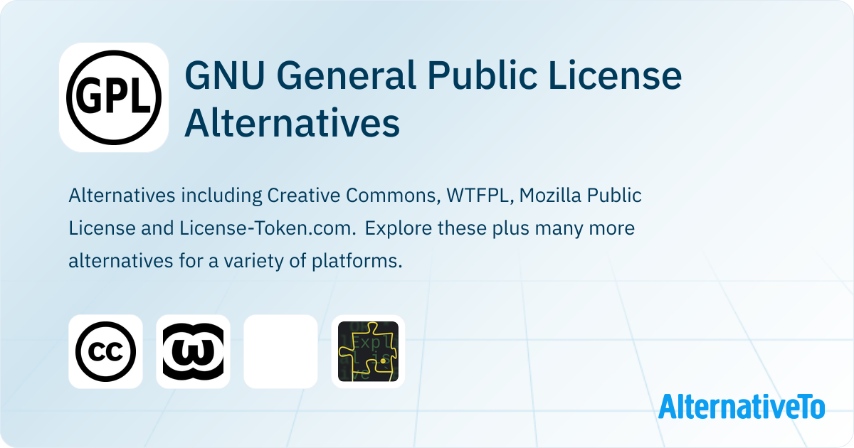 GNU General Public License Alternatives - Explore Similar Sites & Apps ...
