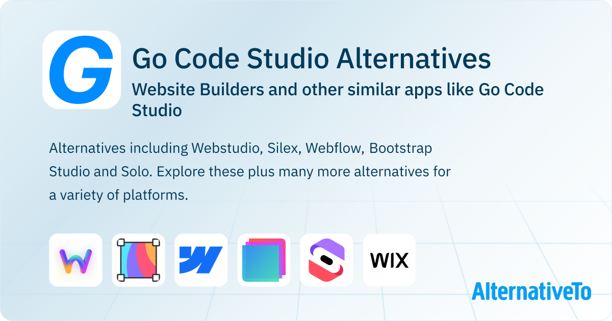Go Code Studio Alternatives: Top 12 Website Builders & Similar Apps ...