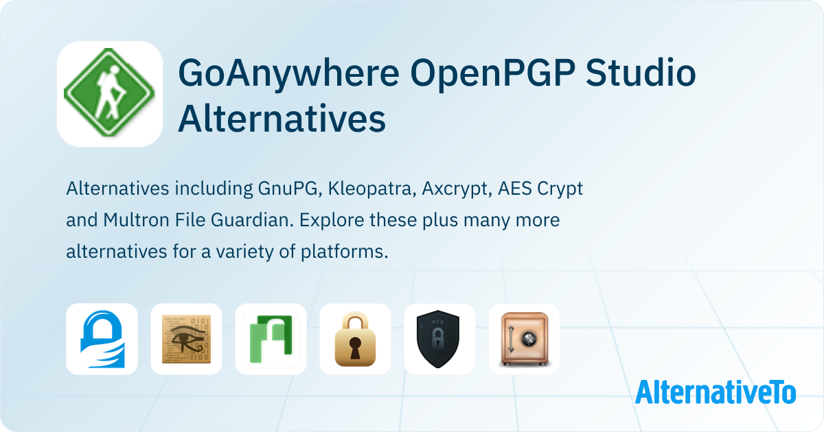 GoAnywhere OpenPGP Studio Alternatives: Top 19 File Encryption Software ...