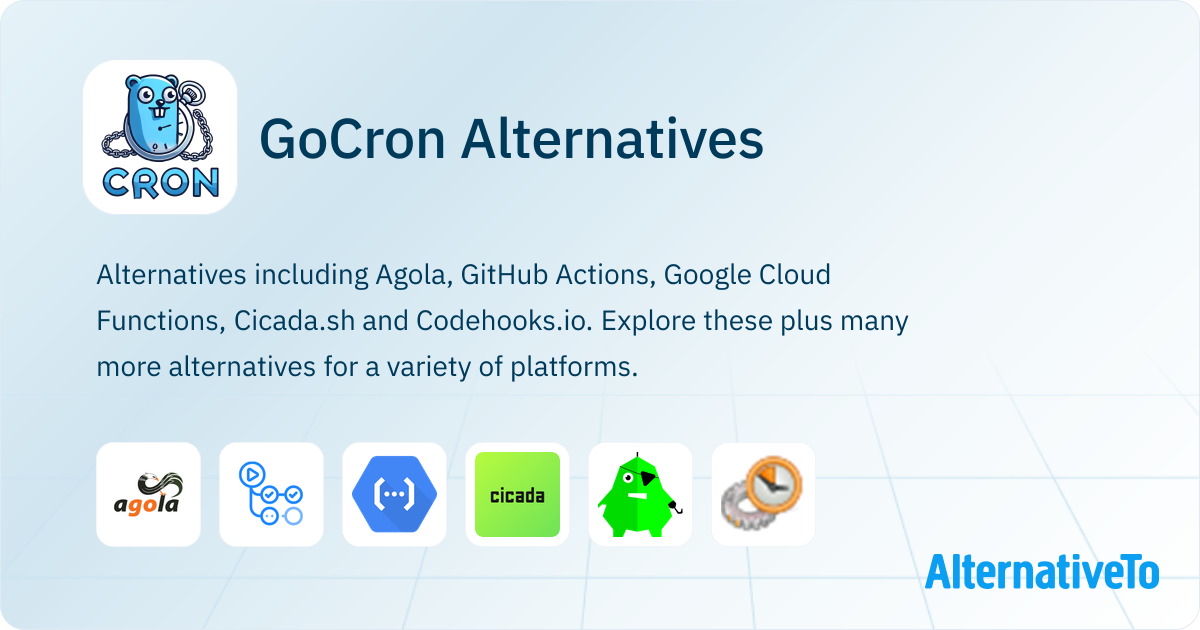 GoCron Alternatives - Explore Similar Sites & Apps | AlternativeTo
