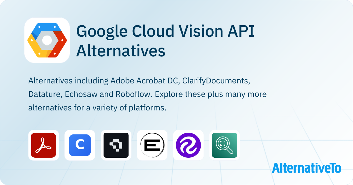 Google Cloud Vision API Alternatives - Explore Similar Sites & Apps ...