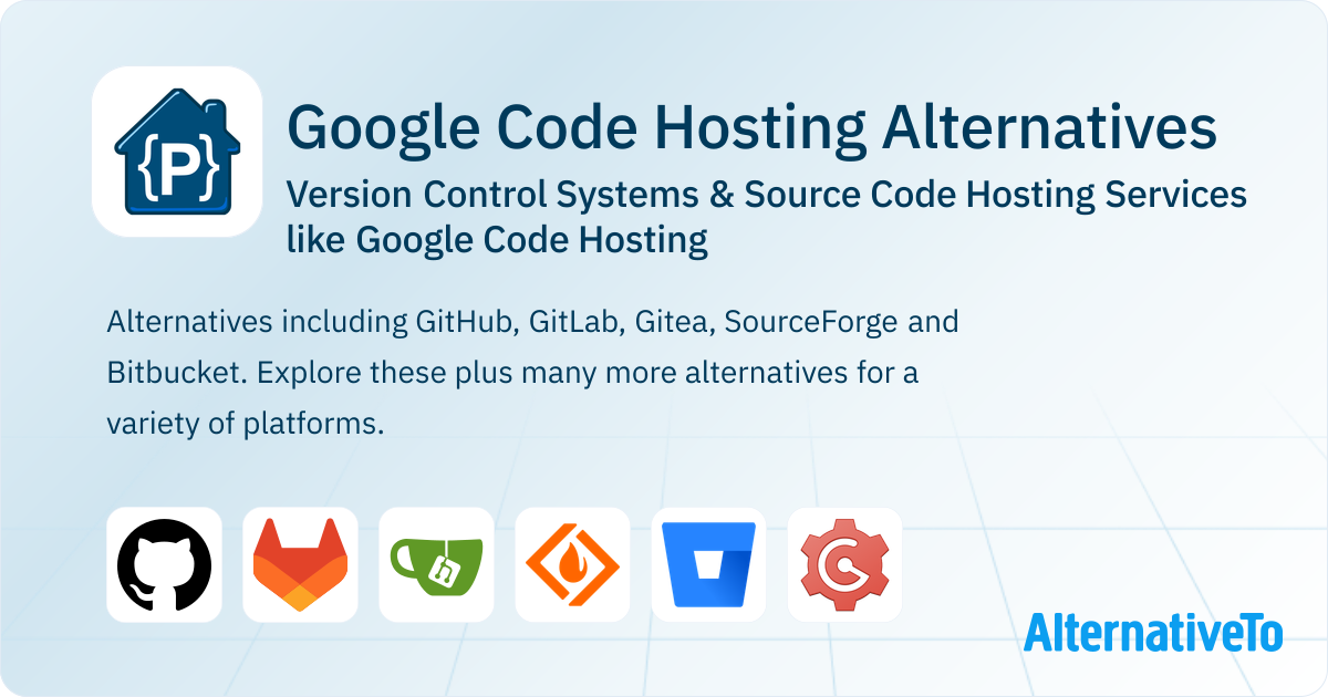 Google Code Hosting Alternatives: Top 12 Version Control Systems ...