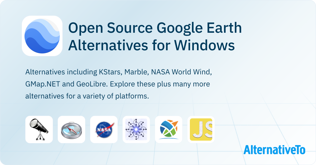 Open Source Google Earth Alternatives for Windows: Top 8 Map Services ...