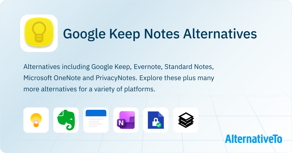 Google Keep Notes Alternatives - Explore Similar Apps | AlternativeTo