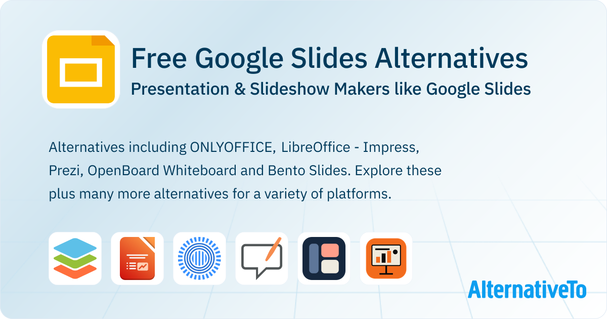 Free Google Slides Alternatives: Top 12 Presentation Makers | AlternativeTo