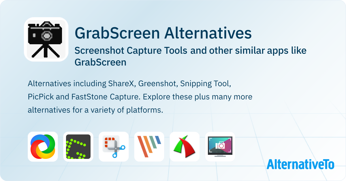 Capture Grab GrabScreen Alternatives: Top 12 Screenshot Capture Tools & Similar Apps ...