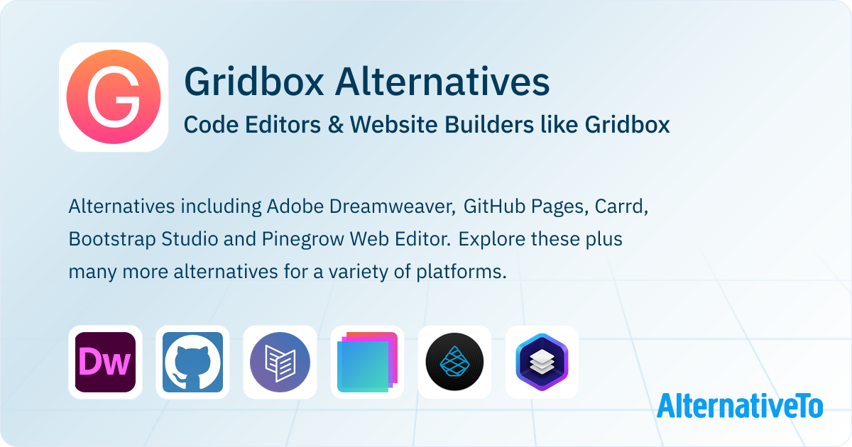 Gridbox Alternatives: Top 10 Code Editors & Website Builders ...