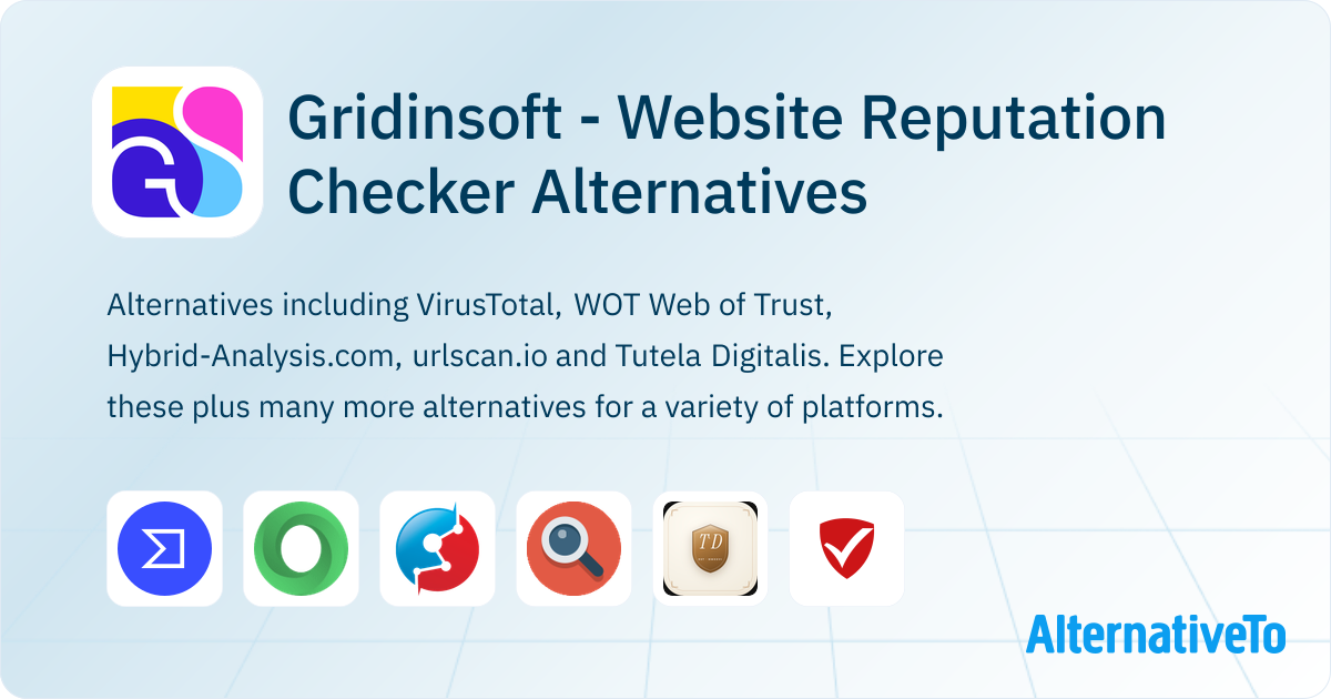 gridinsoft notepad : http: Images High Quality Grahic Gridinsoft - Website Reputation Checker Alternatives - Explore Similar ...