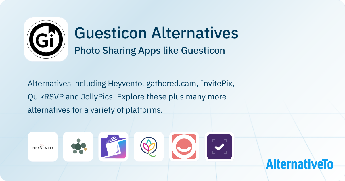 Guesticon Alternatives: Top 14 Photo Sharing & Similar Apps | AlternativeTo