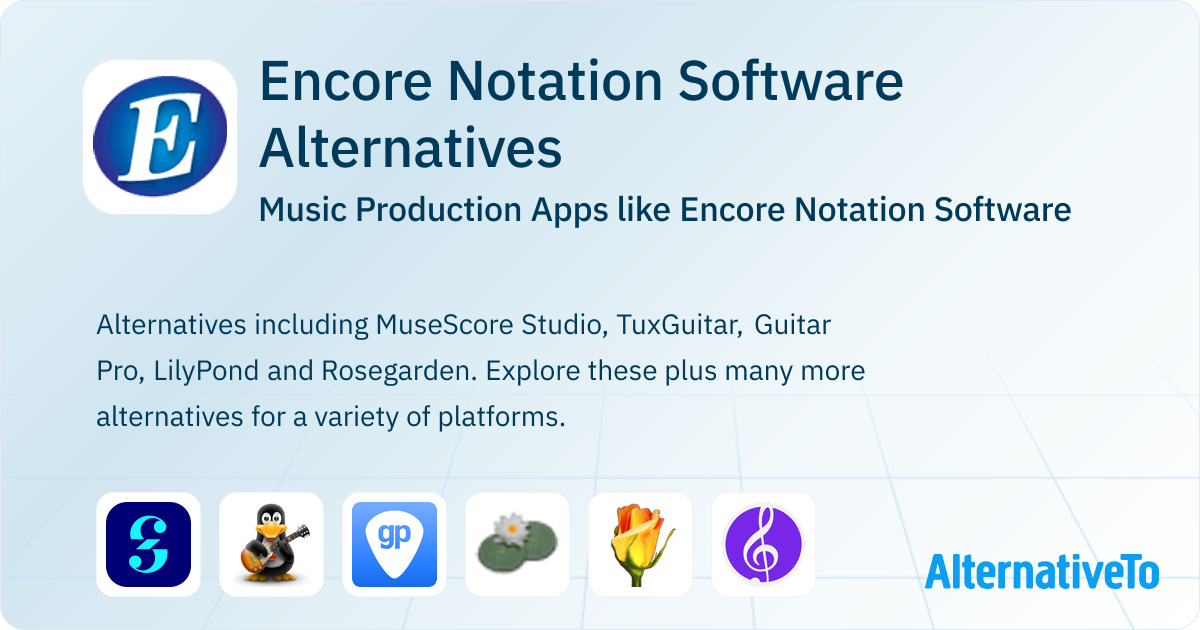 Encore Notation Software Alternatives: Top 12 Music Production ...