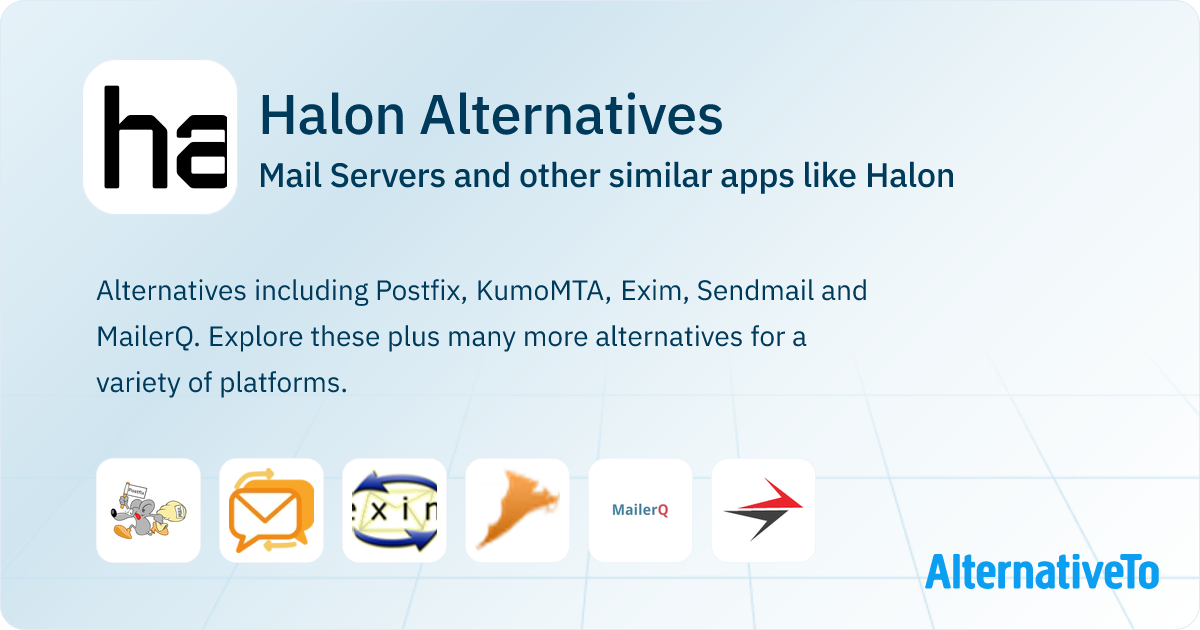 Halon Alternatives: Top 6 Mail Servers & Similar Apps | AlternativeTo