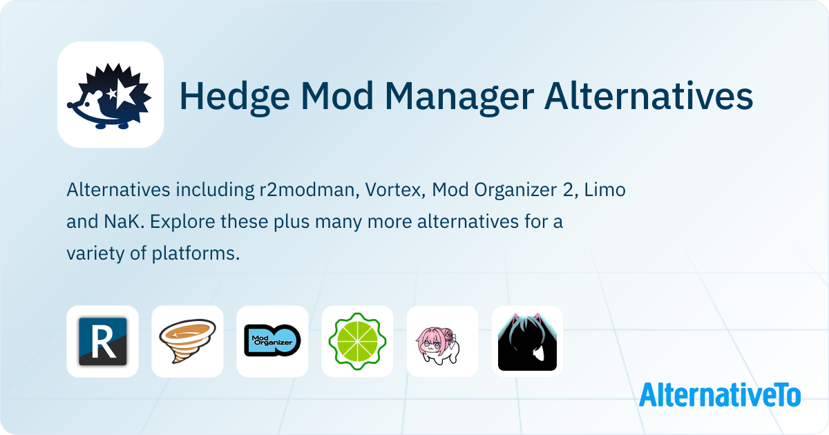 Hedge Mod Manager Alternatives - Explore Similar Software | AlternativeTo
