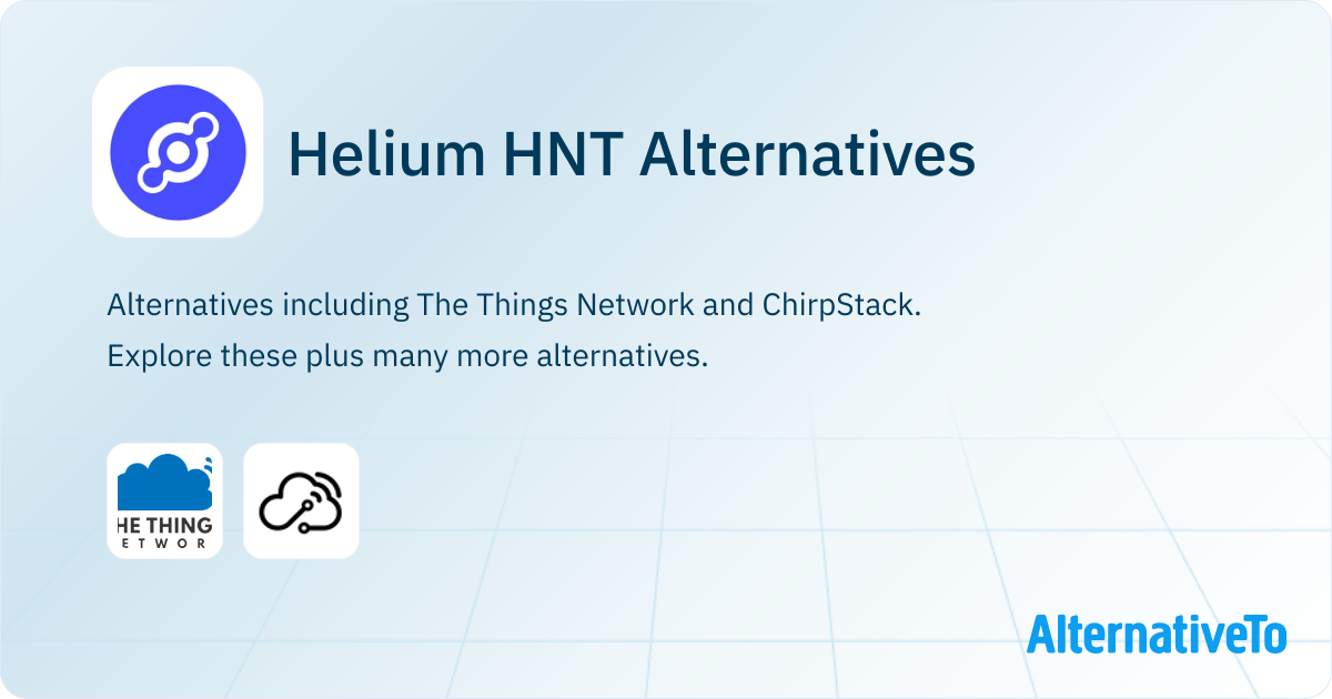 Helium HNT Alternatives Explore Similar Sites Apps AlternativeTo
