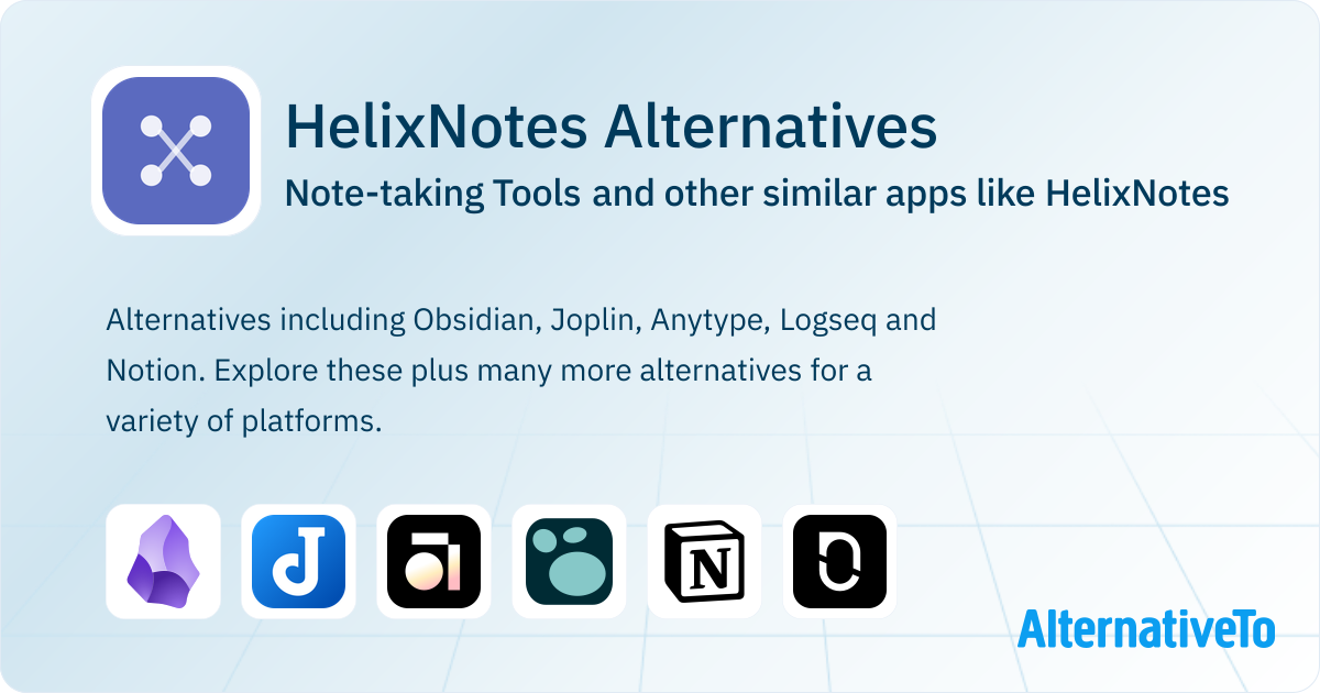 HelixNotes Alternatives: Top 12 Note-taking Tools & Similar Apps ...
