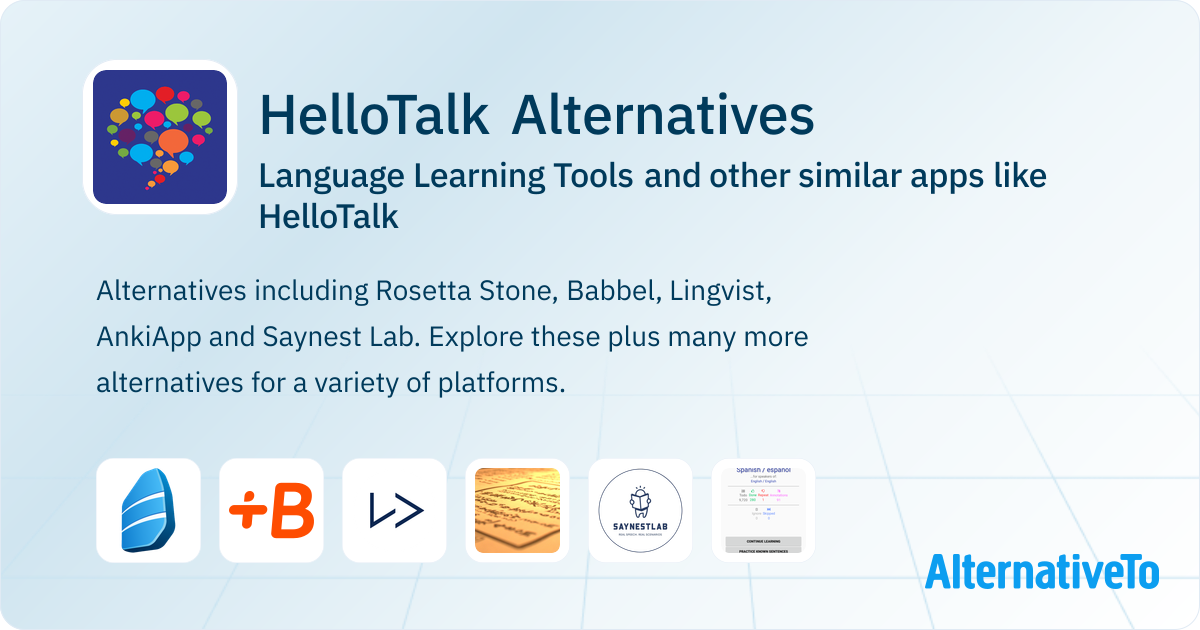 HelloTalk Alternatives: Top 12 Language Learning Tools & Similar Apps ...