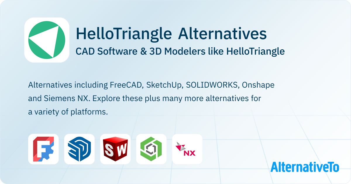 HelloTriangle Alternatives: Top 5 CAD Software & 3D Modelers ...