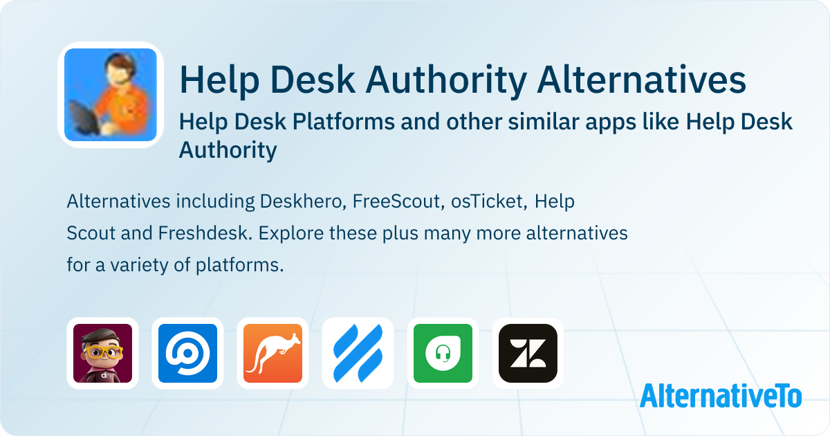 Help Desk Authority Alternatives: Top 12 Help Desk Platforms & Similar ...