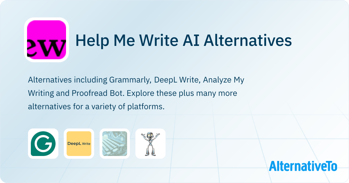 Help Me Write AI Alternatives - Explore Similar Extensions & Add-Ons ...