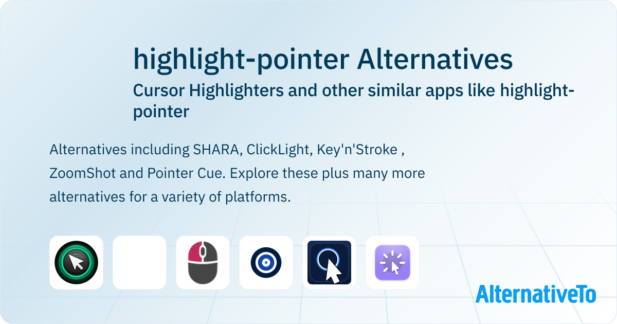 highlight-pointer Alternatives: Top 16 Cursor Highligters & Similar ...